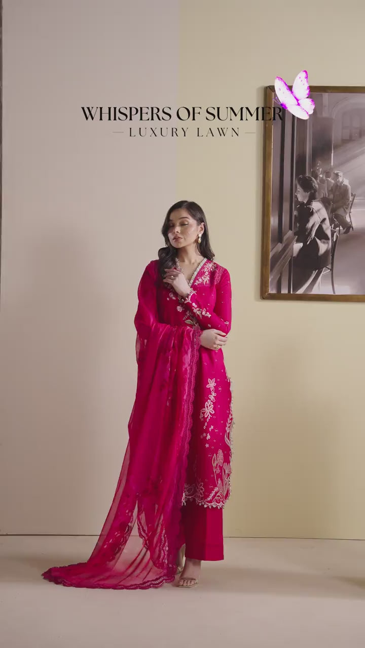 Neeshay | Whispers of Summer Luxury Lawn | CECILY - by Libasekhas - Registered Vendor of : Neeshay - 100% Original Designer Dress