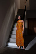 Caia | Luxury Velvet Edit 25 | Amber - by - Libasekhas UK - Registered Vendor of : Caia - 100% Original Designer Dresss