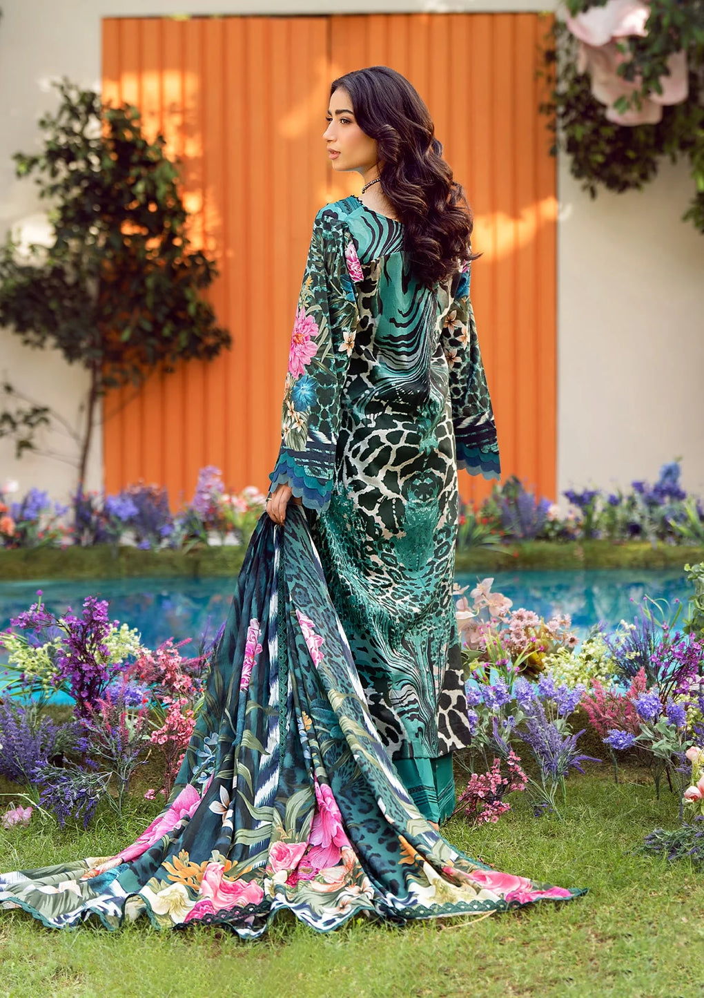 Elaf Premium | Prints 25 | EPS-4A SABLE LUXE - by - Libasekhas UK - Registered Vendor of : Elaf Premium - 100% Original Designer Dresss