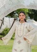 Elaf Premium | Luxury Lawn 25 | ELH-7A WHITE EMPRESS - by - Libasekhas UK - Registered Vendor of : Elaf Premium - 100% Original Designer Dresss