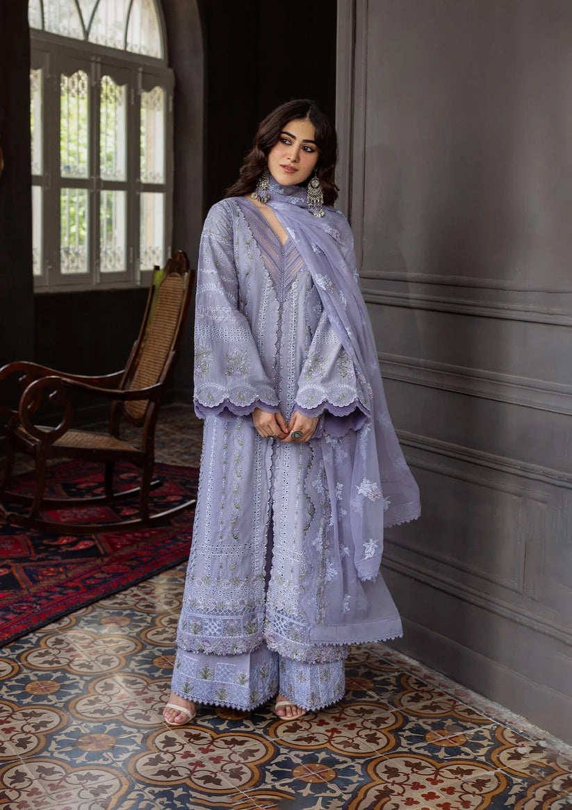 Kahf Premium | Kahf Karandi 25 | KKH-04 WISTERIA - by Libasekhas UK - Registered Vendor of : Kahf Premium - 100% Original Designer Dress