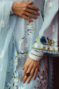 Cross Stitch | Premium Lawn 24 | CERULEAN ORNATE - by - Libasekhas UK - Registered Vendor of : Cross Stitch - 100% Original Designer Dresss