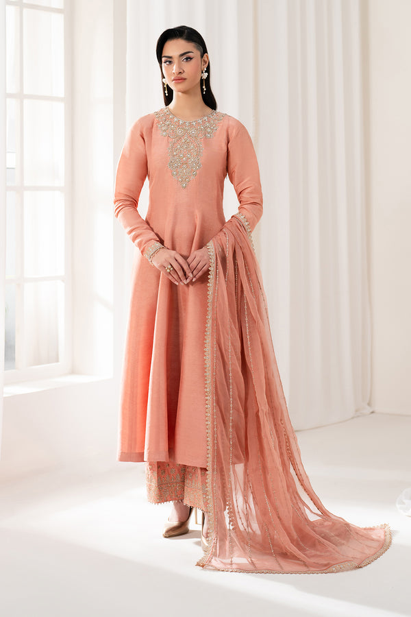Baroque | Luxury Pret 25 | EMBROIDERED CHIFFON PR-1099 - by Libasekhas UK - Registered Vendor of : Baroque - 100% Original Designer Dress
