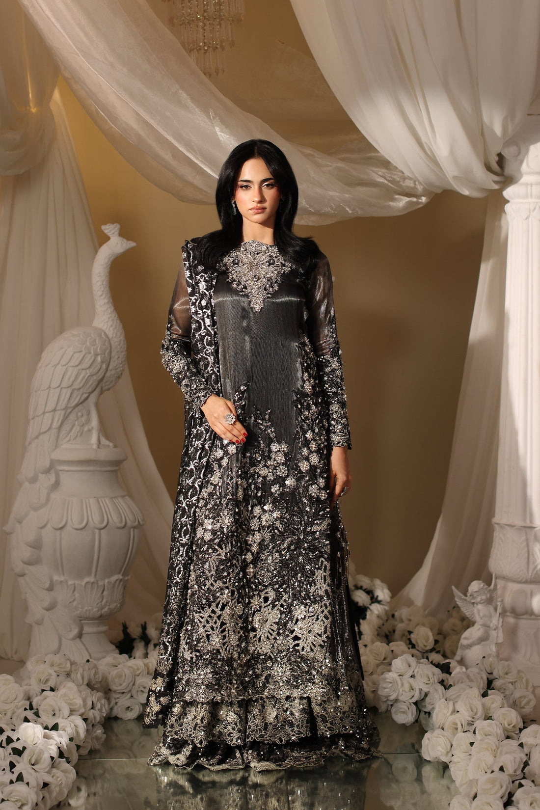 Musferah Saad | Casa Blance |Royal Eclipse - by Libasekhas UK - Registered Vendor of : Musferah Saad - 100% Original Designer Dress