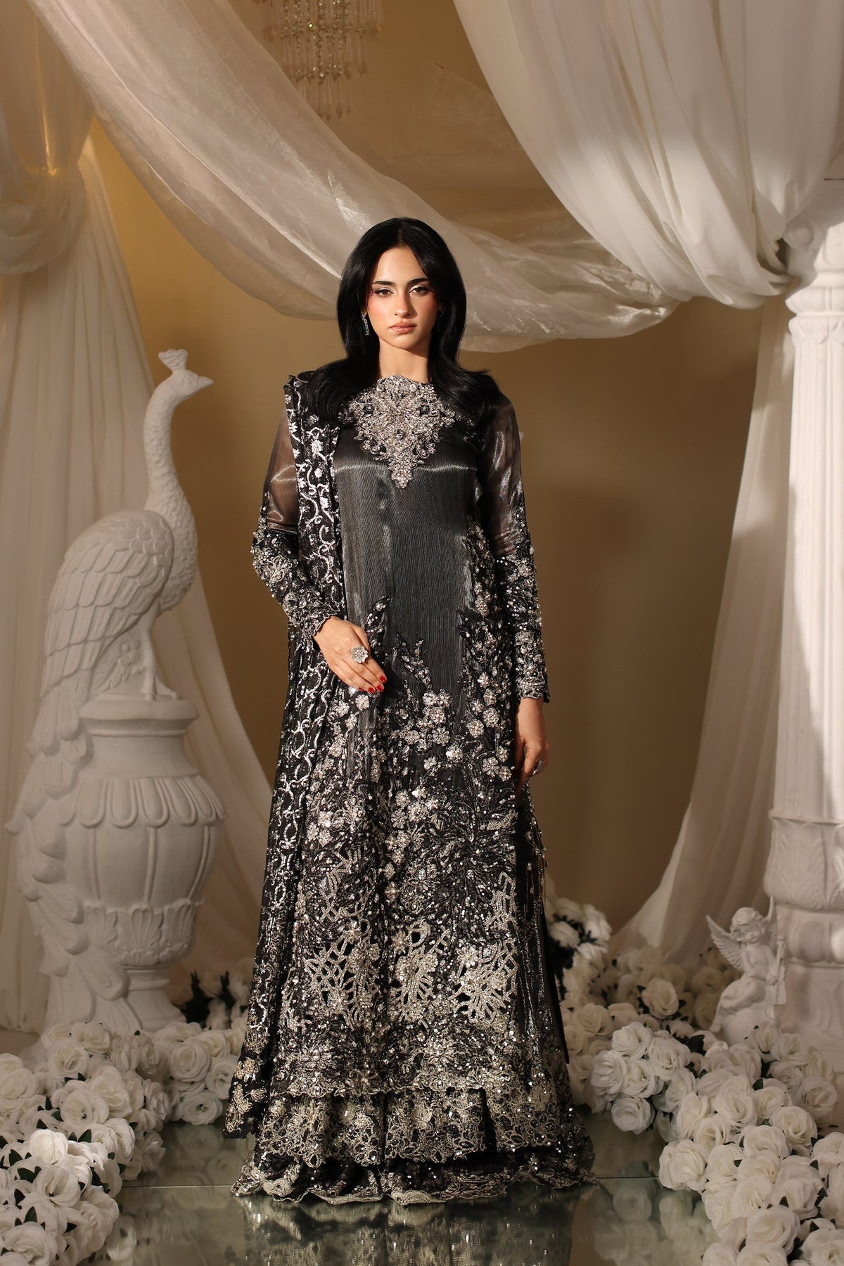 Musferah Saad | Casa Blance |Royal Eclipse - by Libasekhas UK - Registered Vendor of : Musferah Saad - 100% Original Designer Dress