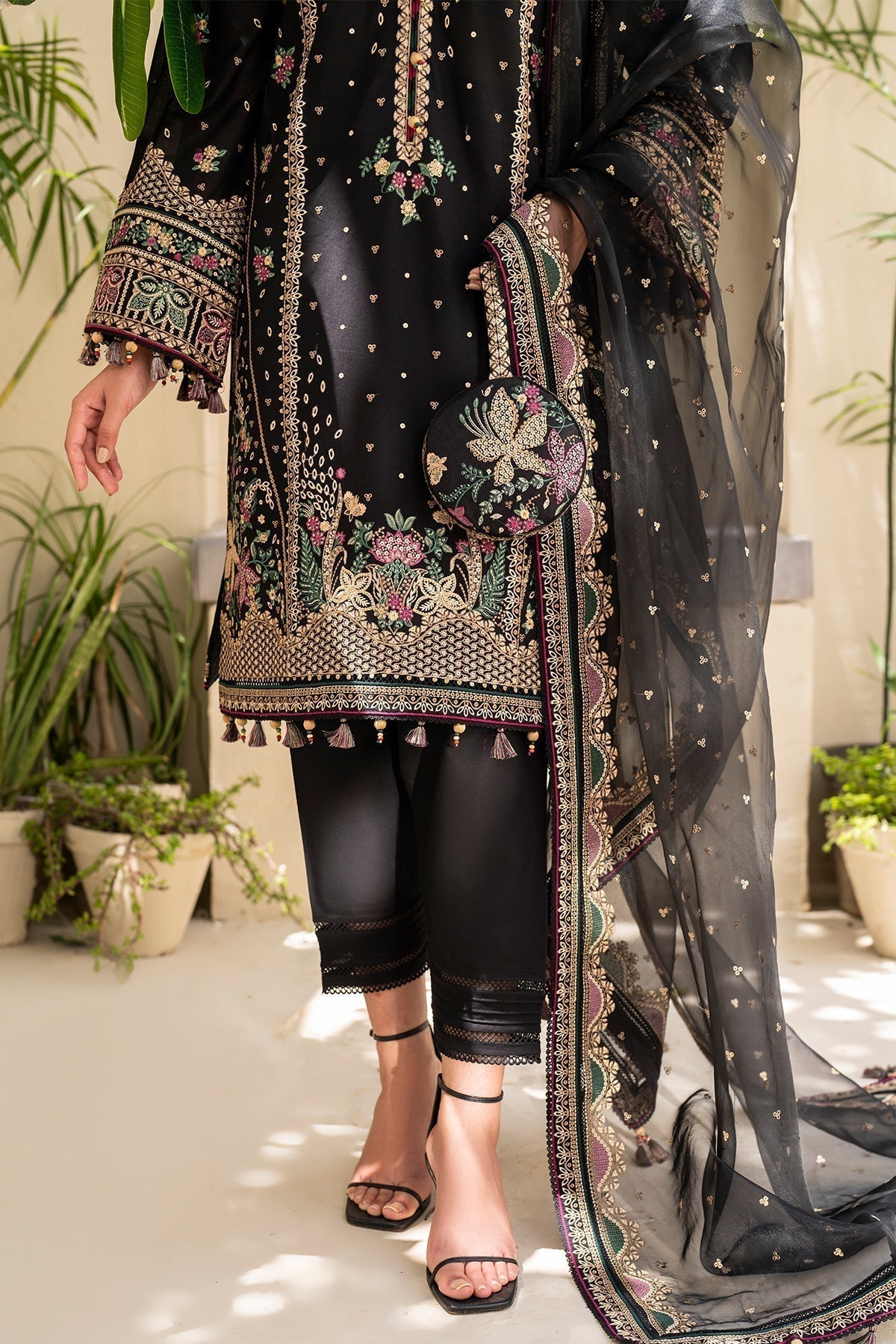 Jazmin | Irish Lawn SS 24 | D4 - by - Libasekhas UK - Registered Vendor of : Jazmin - 100% Original Designer Dresss