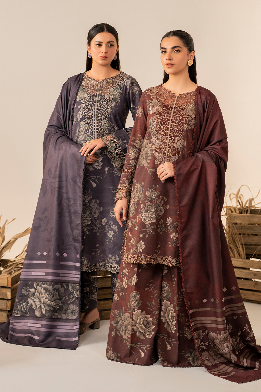 Iznik | Exclusive Winter | UE-349 - by - Libasekhas UK - Registered Vendor of : Iznik - 100% Original Designer Dresss
