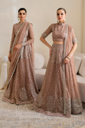 Iznik | Chinnon Chiffon | CC-43 Embroidered Net - by - Libasekhas UK - Registered Vendor of : Iznik - 100% Original Designer Dresss