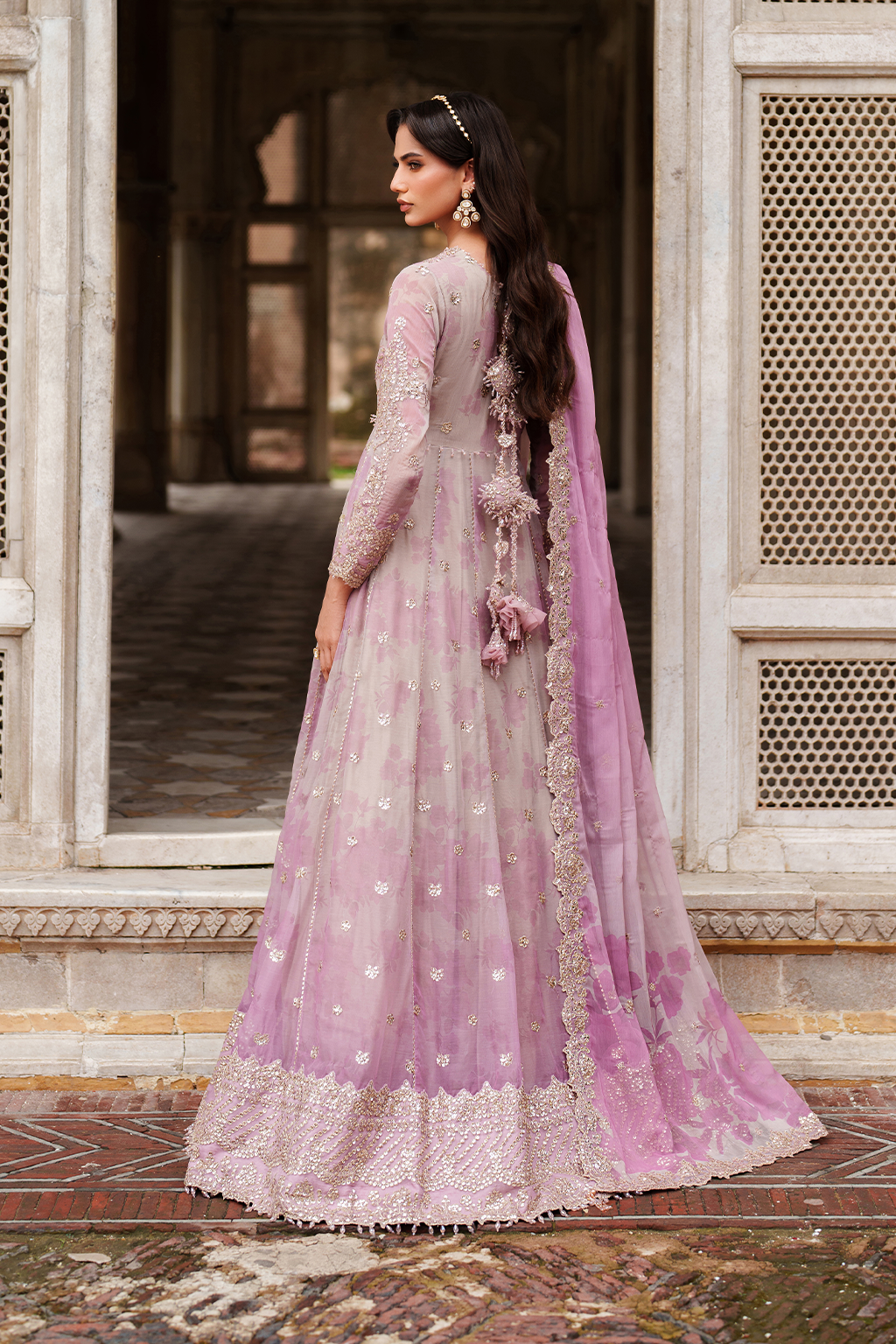 Iznik | Festive Formal | UE-555 Printed Chiffon - by Libasekhas UK - Registered Vendor of : Iznik - 100% Original Designer Dress