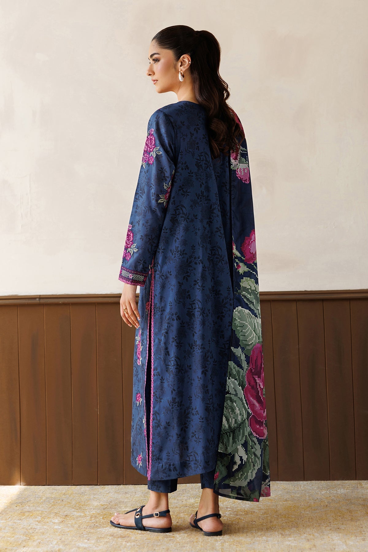 Baroque | Luxury Summer Pret | UF-4497 - by Libasekhas UK - Registered Vendor of : Baroque - 100% Original Designer Dress