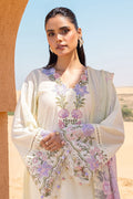 Cross Stitch | Eid Lawn 24 | SUBTLE CANARY - by - Libasekhas UK - Registered Vendor of : Cross Stitch - 100% Original Designer Dresss