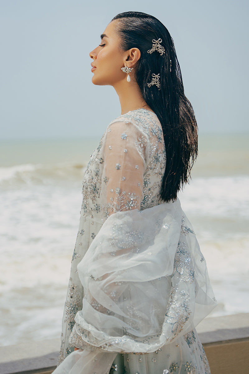 Cross Stitch | Wedding Collection 24 | SAFFRON CHARM - by - Libasekhas UK - Registered Vendor of : Cross Stitch - 100% Original Designer Dresss