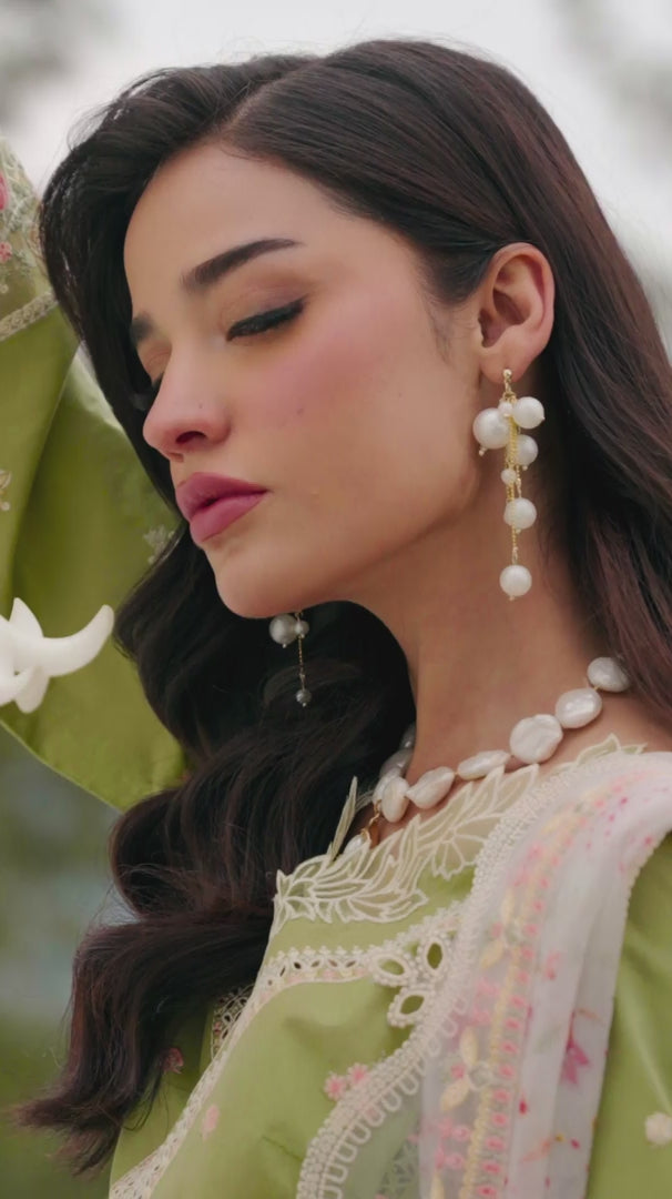 Qalamkar | Qlinekari Lawn | DC-01 Lovisa - by - Libasekhas UK - Registered Vendor of : Qalamkar - 100% Original Designer Dresss
