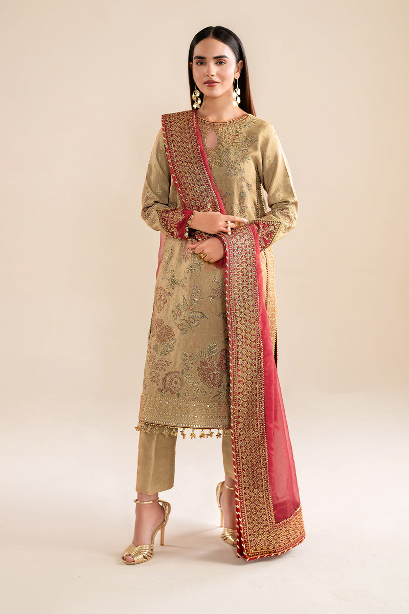 Baroque | Formal Collection | SILK UF-619 - by - Libasekhas UK - Registered Vendor of : Baroque - 100% Original Designer Dresss