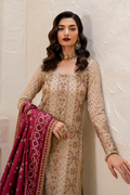 Iznik | Chinnon Chiffon | CC-44 Embroidered Chiffon - by - Libasekhas UK - Registered Vendor of : Iznik - 100% Original Designer Dresss