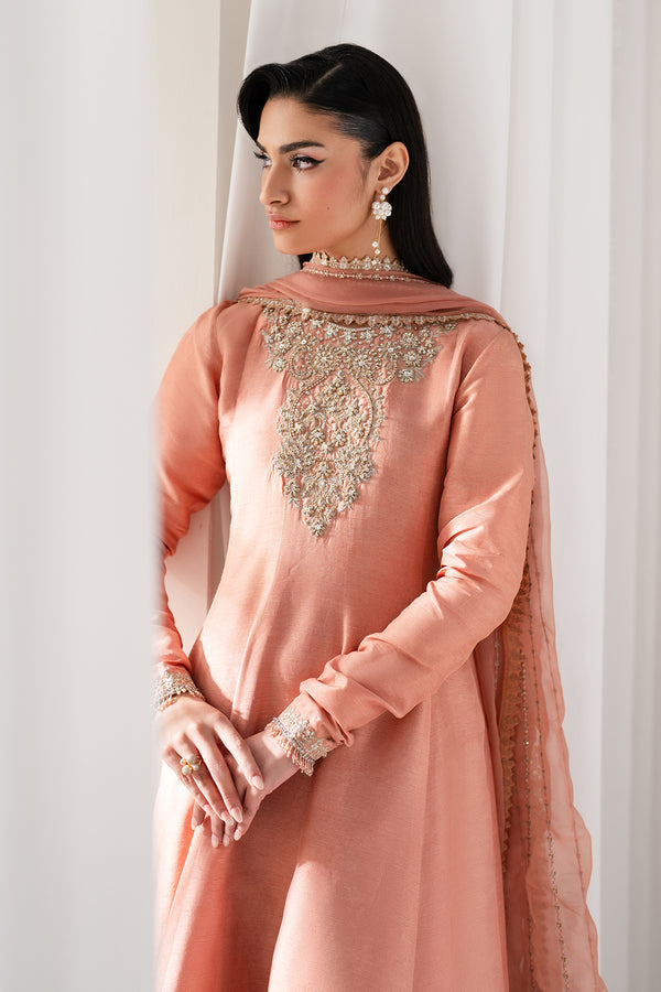 Baroque | Luxury Pret 25 | EMBROIDERED CHIFFON PR-1099 - by Libasekhas UK - Registered Vendor of : Baroque - 100% Original Designer Dress