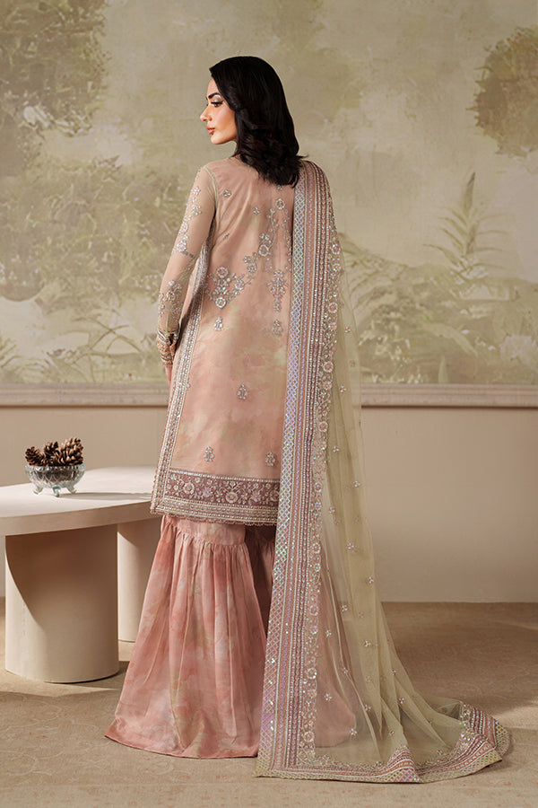 Zarif  | Zaneera Formals | ZRF-ZPE-04 SERIYAH - by Libasekhas UK - Registered Vendor of : Zarif - 100% Original Designer Dress