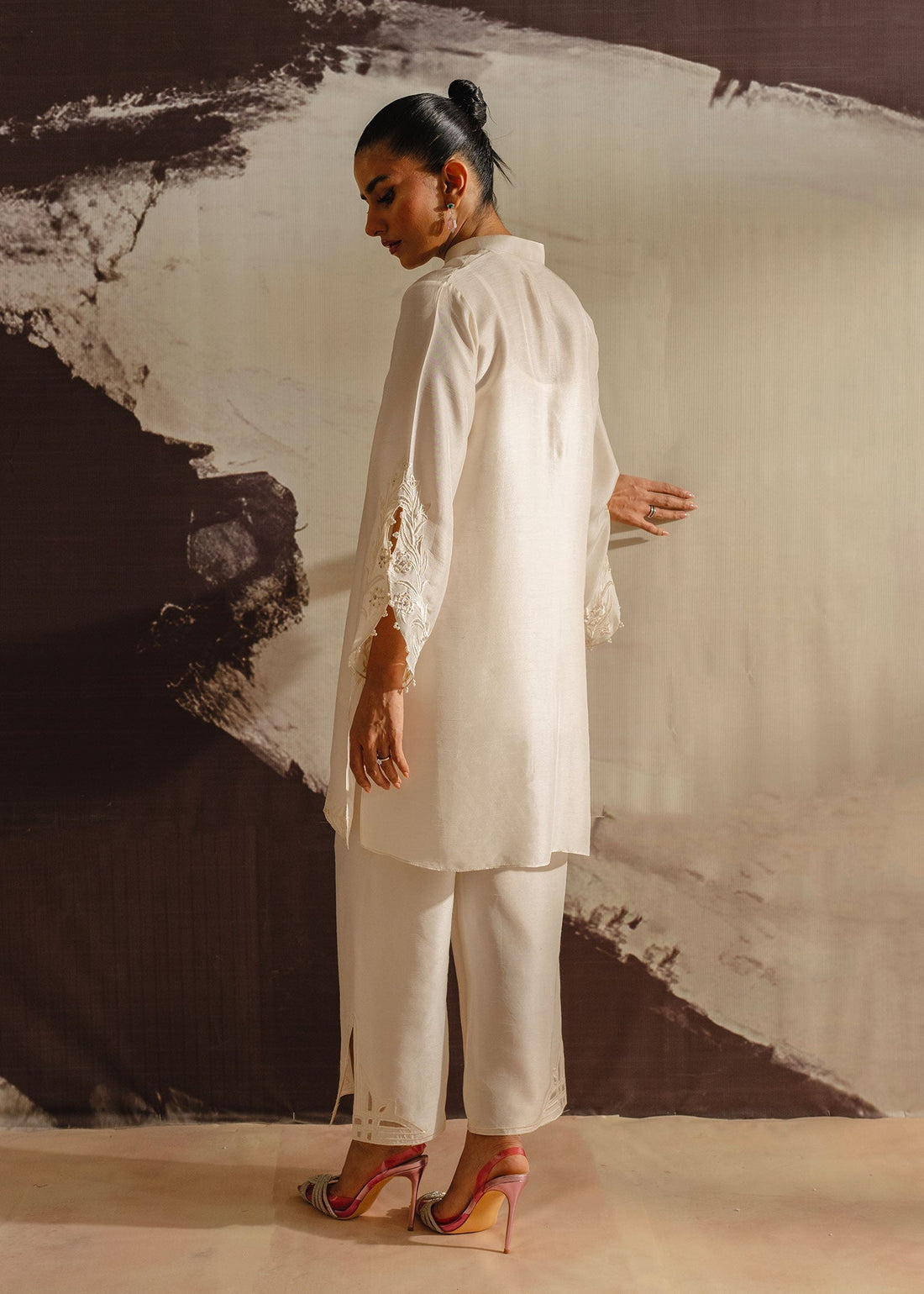 Mahgul | Eye of Cemal | Misty Floral - by - Libasekhas UK - Registered Vendor of : Mahgul - 100% Original Designer Dresss