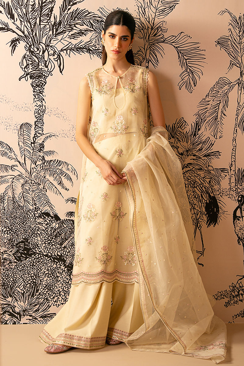 Cross Stitch | Luxe Atelier 24 | OPAL GLOW - by - Libasekhas UK - Registered Vendor of : Cross Stitch - 100% Original Designer Dresss