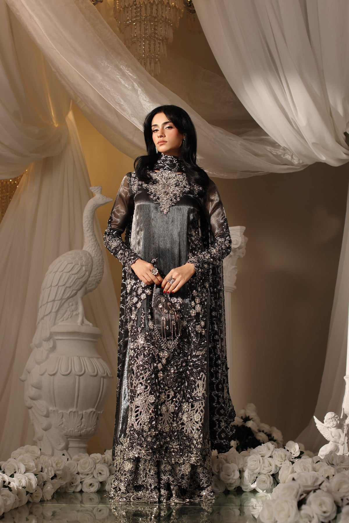 Musferah Saad | Casa Blance |Royal Eclipse - by Libasekhas UK - Registered Vendor of : Musferah Saad - 100% Original Designer Dress
