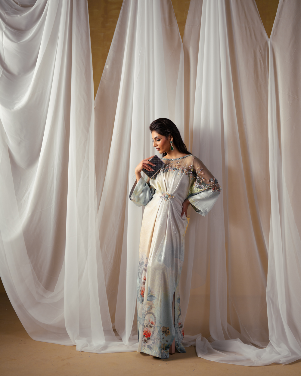 Vasal | Zyra Luxe Pret 26 | Ocean Lux - by Libasekhas UK - Registered Vendor of : Vasal - 100% Original Designer Dress