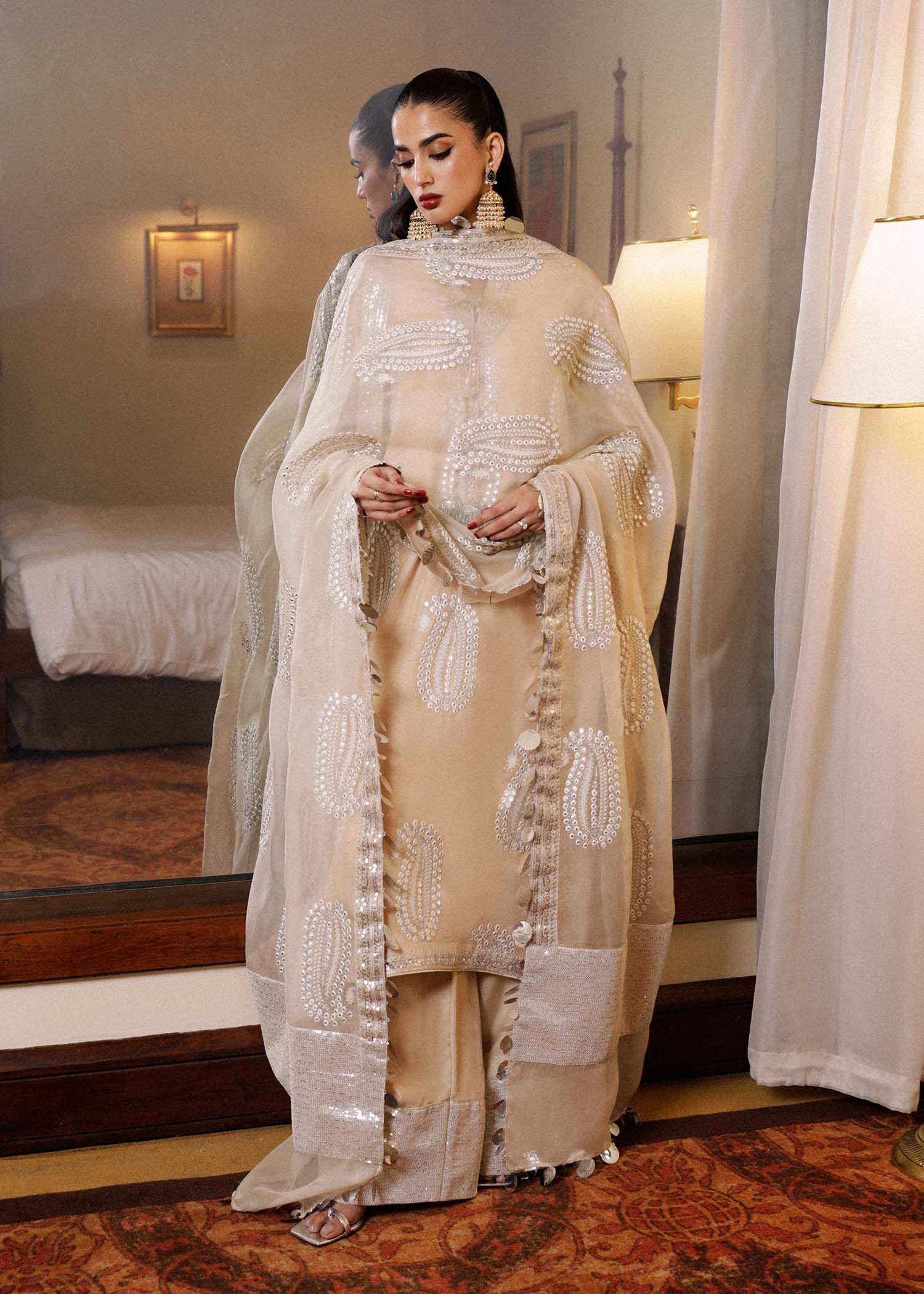 Hussain Rehar | Luxury Pret SS 24 | Moh - by - Libasekhas UK - Registered Vendor of : Hussain Rehar - 100% Original Designer Dresss