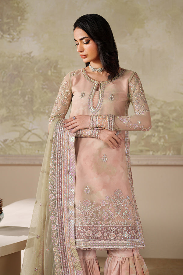 Zarif  | Zaneera Formals | ZRF-ZPE-04 SERIYAH - by Libasekhas UK - Registered Vendor of : Zarif - 100% Original Designer Dress