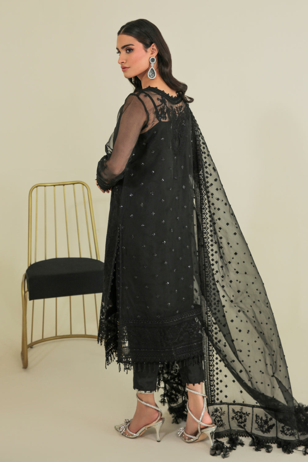 Baroque | Formals Collection | EMBROIDERED ORGANZA UF-235 - by Libasekhas UK - Registered Vendor of : Baroque - 100% Original Designer Dress