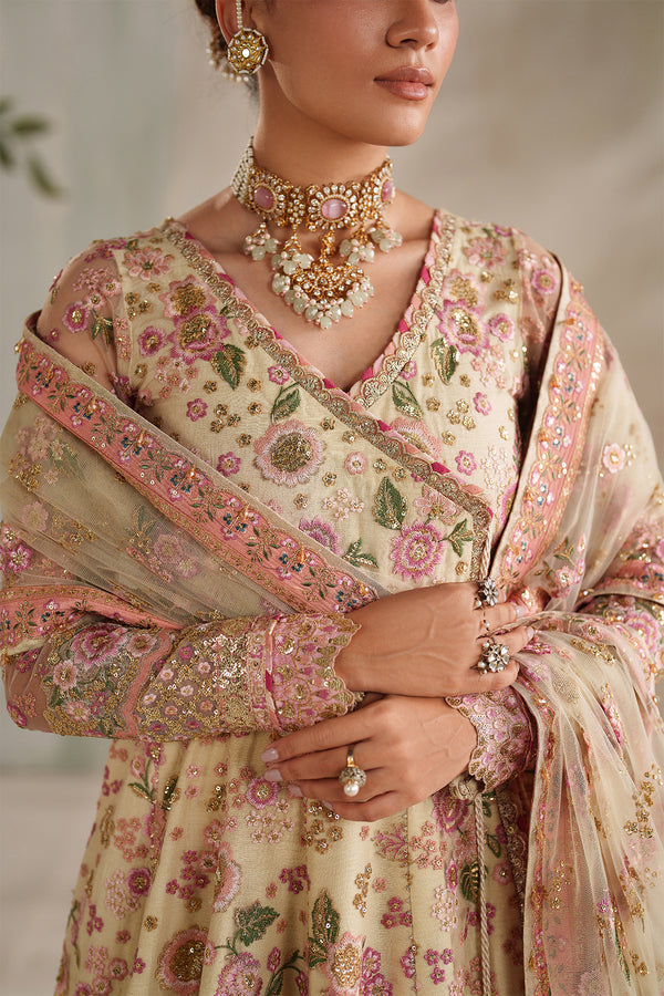 Baroque | Formals Collection | EMBROIDERED NET UF-4371 - by Libasekhas UK - Registered Vendor of : Baroque - 100% Original Designer Dress