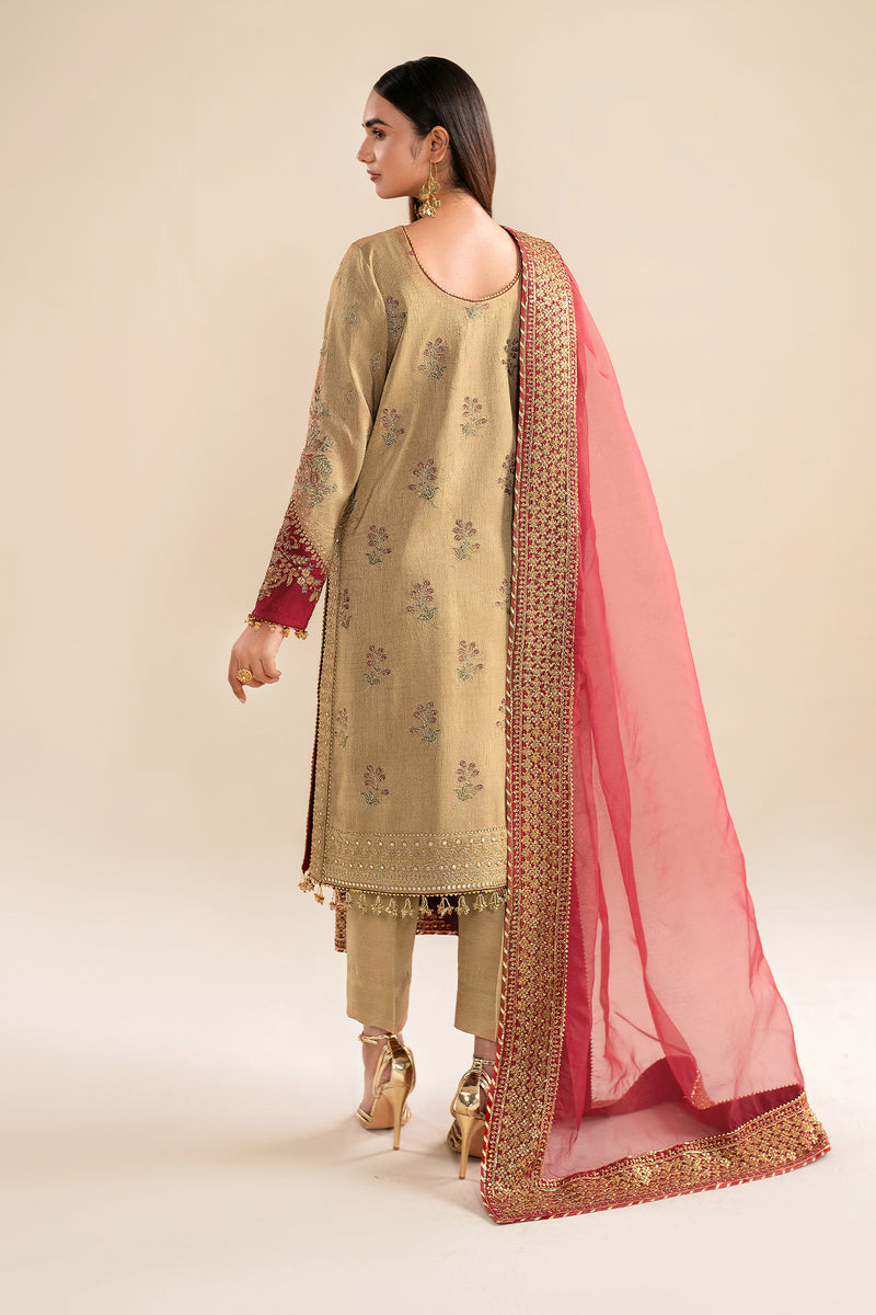 Baroque | Formal Collection | SILK UF-619 - by - Libasekhas UK - Registered Vendor of : Baroque - 100% Original Designer Dresss