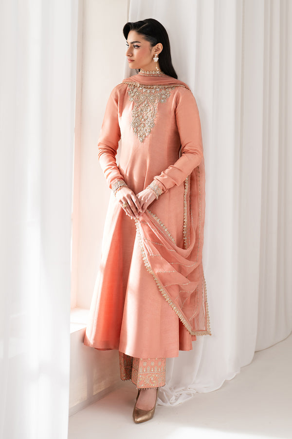 Baroque | Luxury Pret 25 | EMBROIDERED CHIFFON PR-1099 - by Libasekhas UK - Registered Vendor of : Baroque - 100% Original Designer Dress