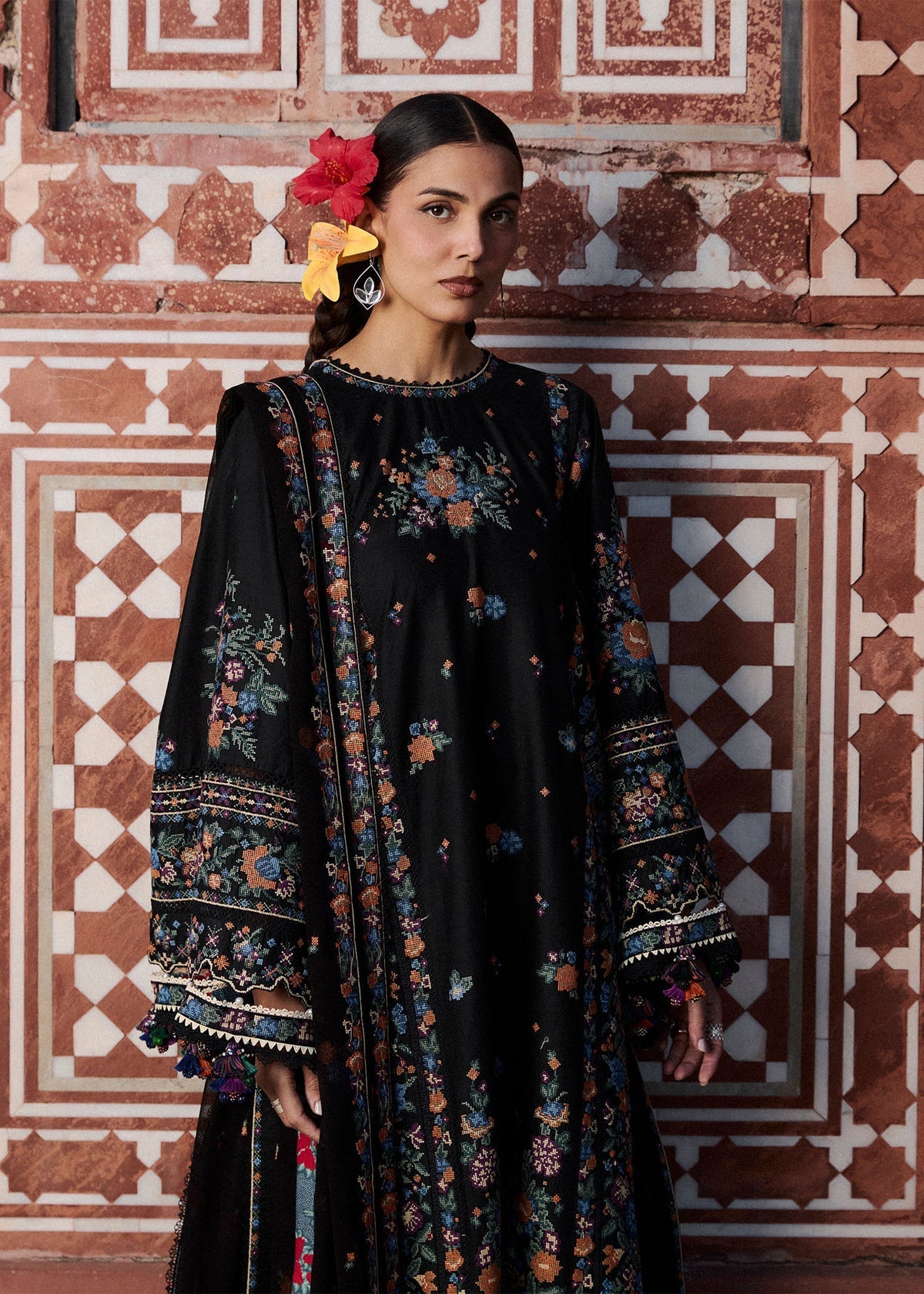 Hussain Rehar | Zan SS26 | Aswa - by Libasekhas UK - Registered Vendor of : Hussain Rehar - 100% Original Designer Dress