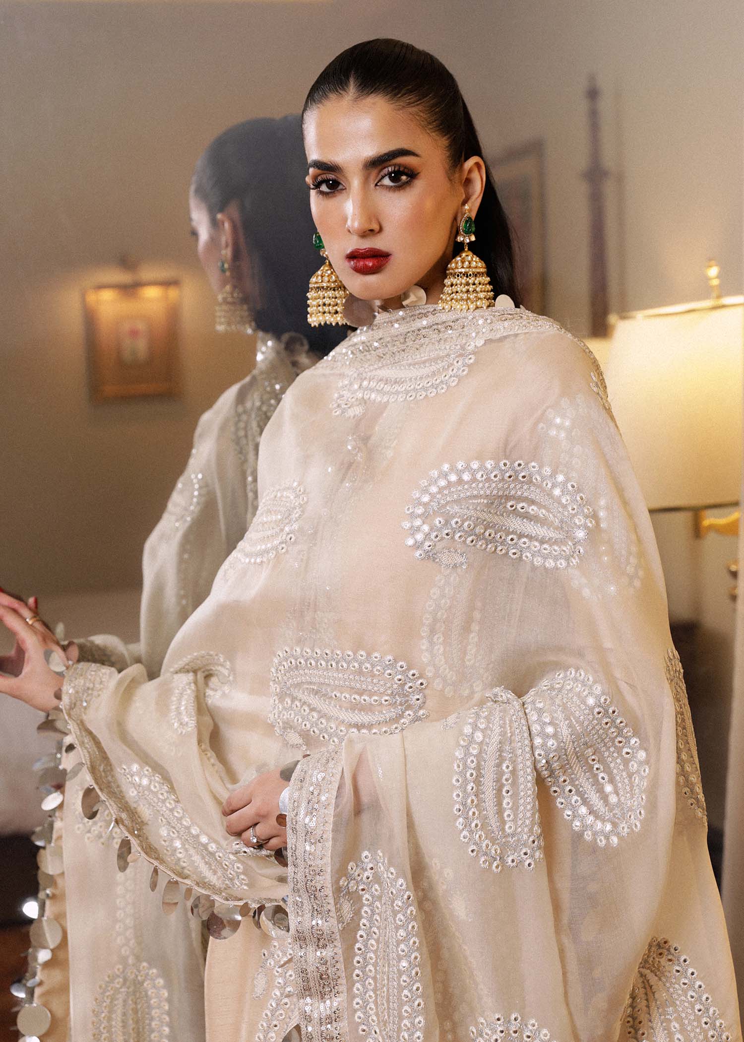 Hussain Rehar | Luxury Pret SS 24 | Moh - by - Libasekhas UK - Registered Vendor of : Hussain Rehar - 100% Original Designer Dresss
