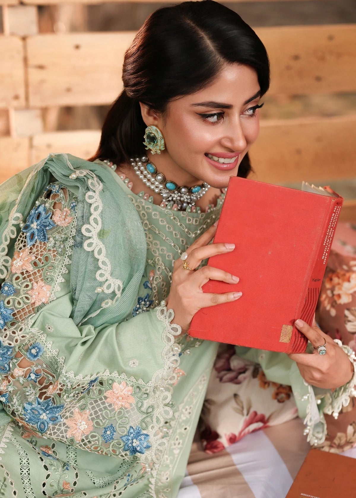 Sardinia | Tales of Petals | SUMMER SAGE - by Libasekhas UK - Registered Vendor of : Sardinia - 100% Original Designer Dress