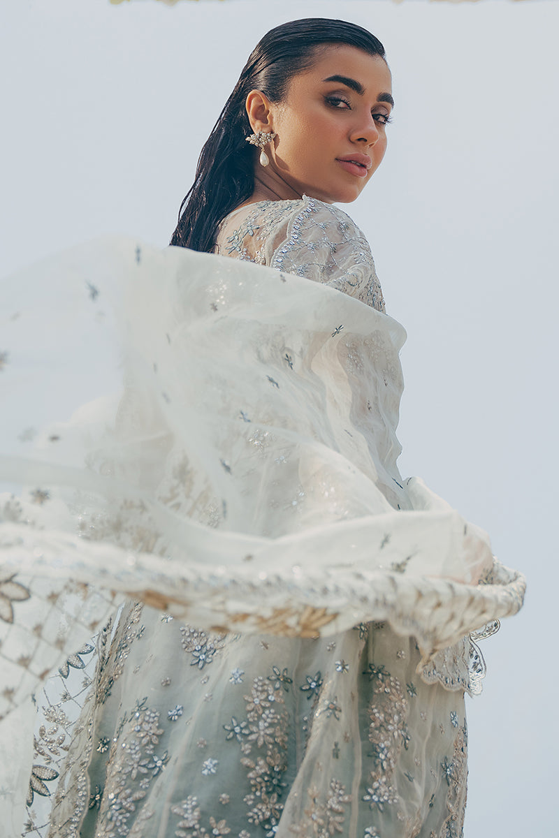 Cross Stitch | Wedding Collection 24 | SAFFRON CHARM - by - Libasekhas UK - Registered Vendor of : Cross Stitch - 100% Original Designer Dresss