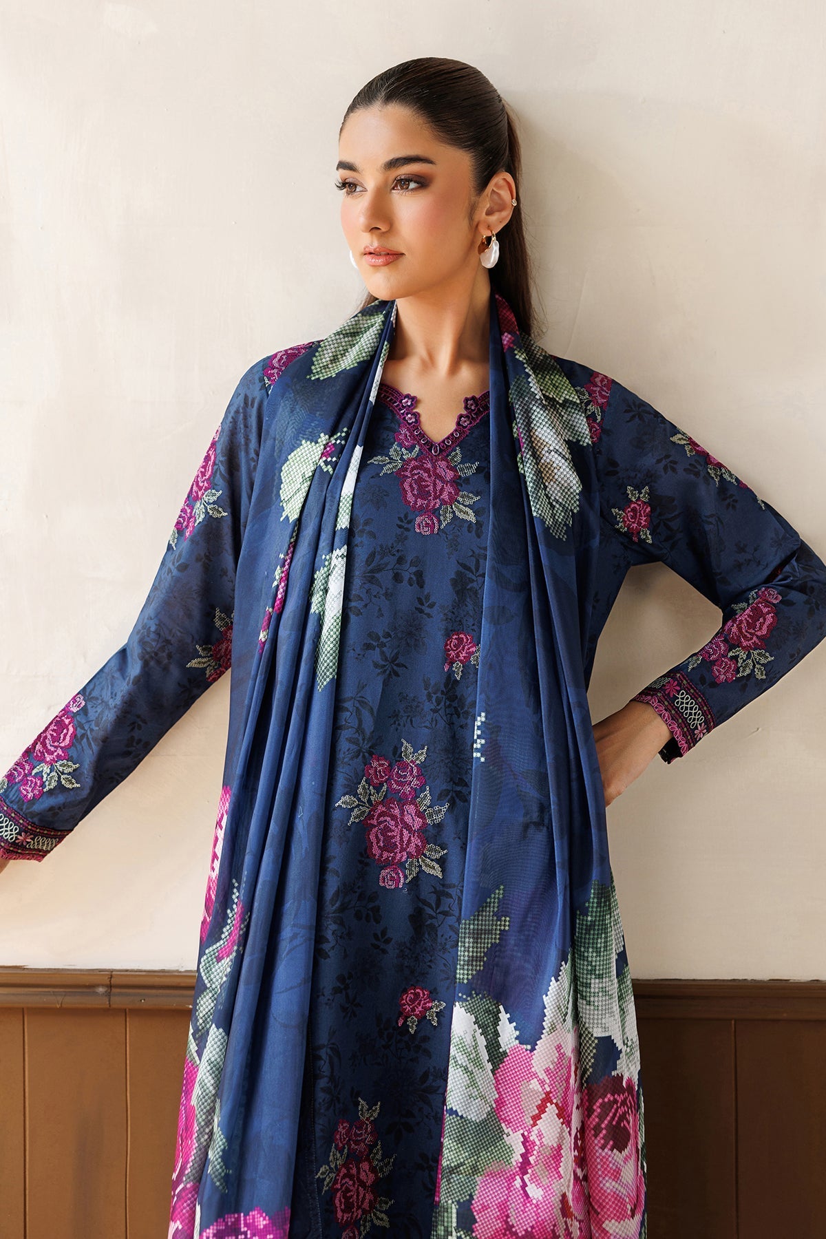 Baroque | Luxury Summer Pret | UF-4497 - by Libasekhas UK - Registered Vendor of : Baroque - 100% Original Designer Dress