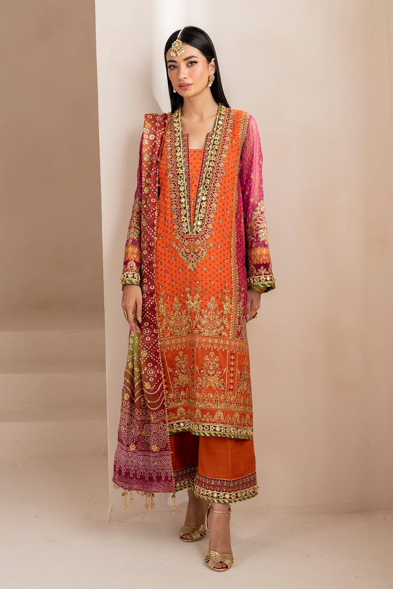 Baroque | Formal Collection | CHIFFON UF-706 - by - Libasekhas UK - Registered Vendor of : Baroque - 100% Original Designer Dresss
