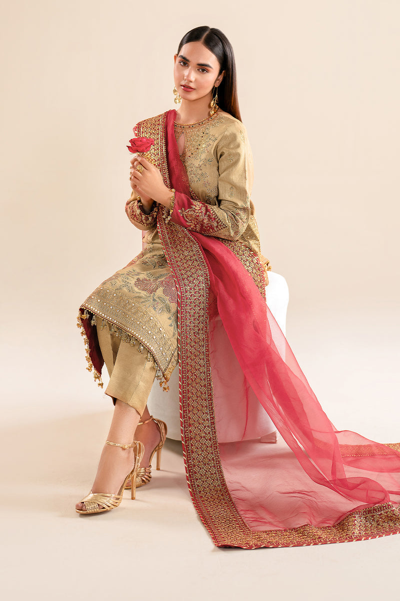 Baroque | Formal Collection | SILK UF-619 - by - Libasekhas UK - Registered Vendor of : Baroque - 100% Original Designer Dresss
