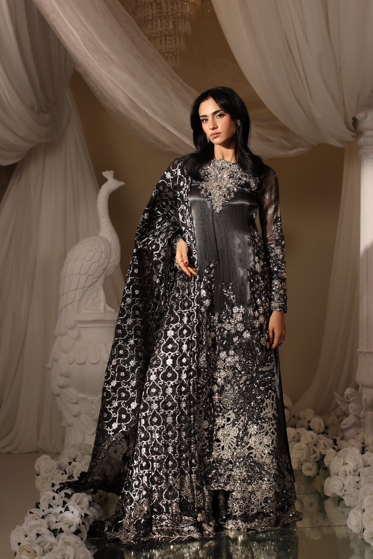 Musferah Saad | Casa Blance |Royal Eclipse - by Libasekhas UK - Registered Vendor of : Musferah Saad - 100% Original Designer Dress