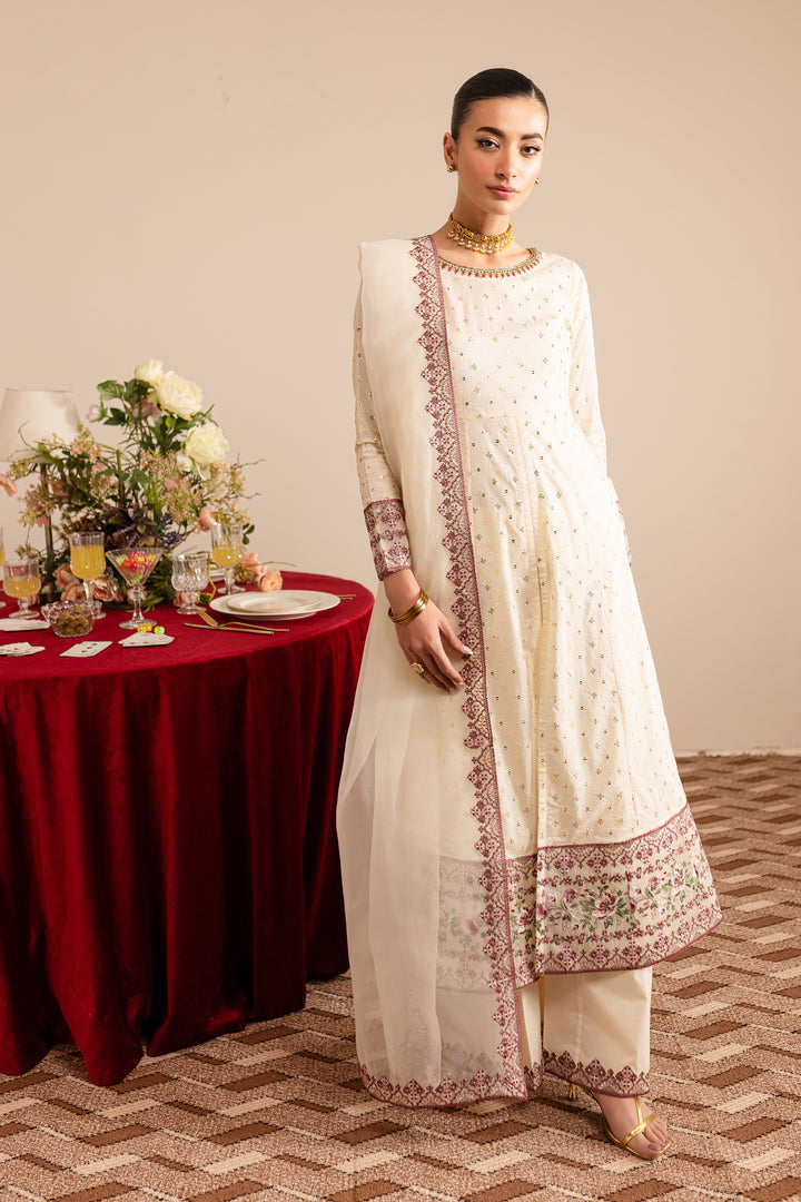 Batik | Reception Luxe Edit | Sufaid - by - Libasekhas UK - Registered Vendor of : Batik - 100% Original Designer Dresss