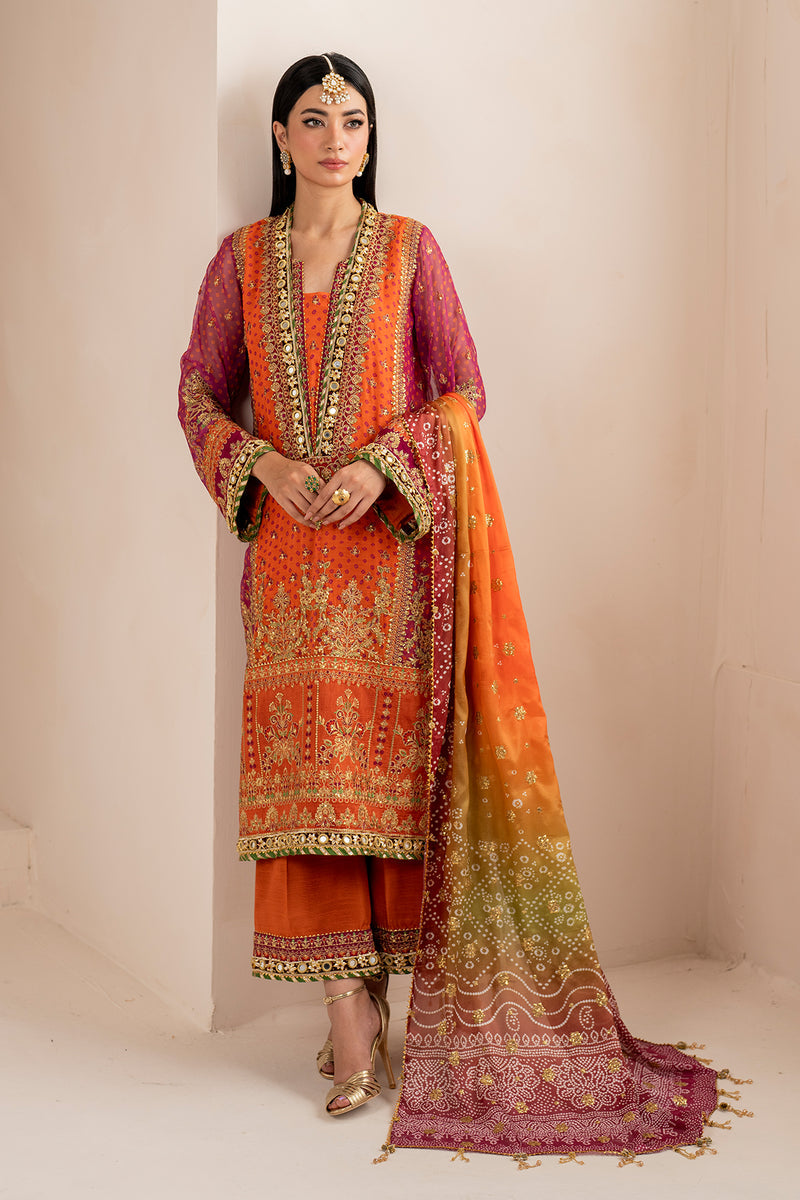 Baroque | Formal Collection | CHIFFON UF-706 - by - Libasekhas UK - Registered Vendor of : Baroque - 100% Original Designer Dresss
