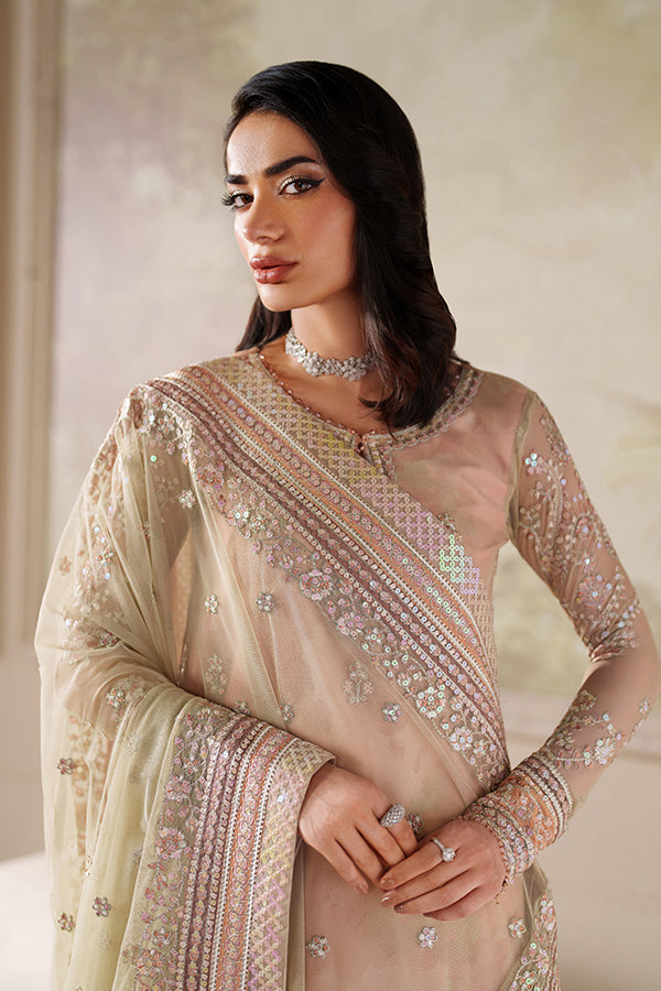 Zarif  | Zaneera Formals | ZRF-ZPE-04 SERIYAH - by Libasekhas UK - Registered Vendor of : Zarif - 100% Original Designer Dress