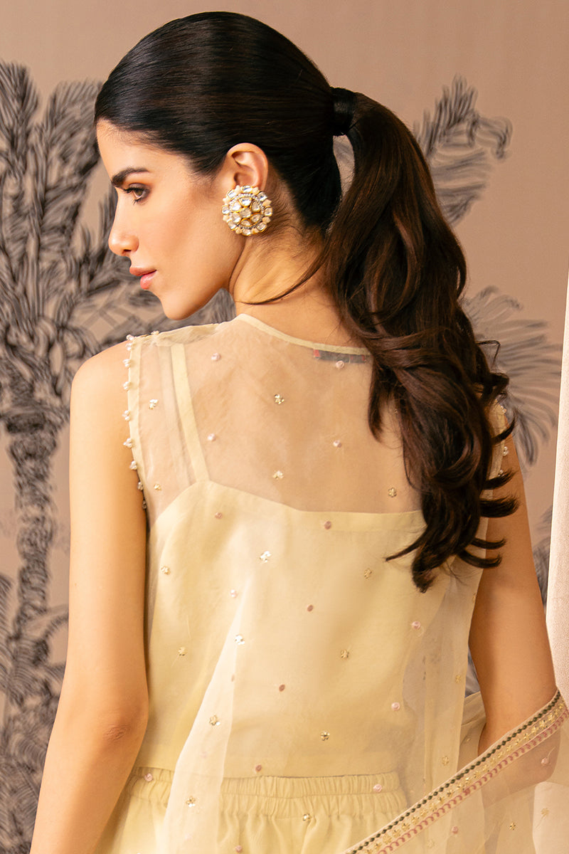 Cross Stitch | Luxe Atelier 24 | OPAL GLOW - by - Libasekhas UK - Registered Vendor of : Cross Stitch - 100% Original Designer Dresss