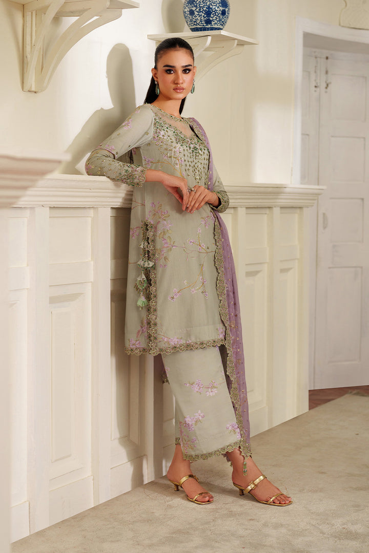 Iznik | Printed Formals | UE-539 - by Libasekhas UK - Registered Vendor of : Iznik - 100% Original Designer Dress