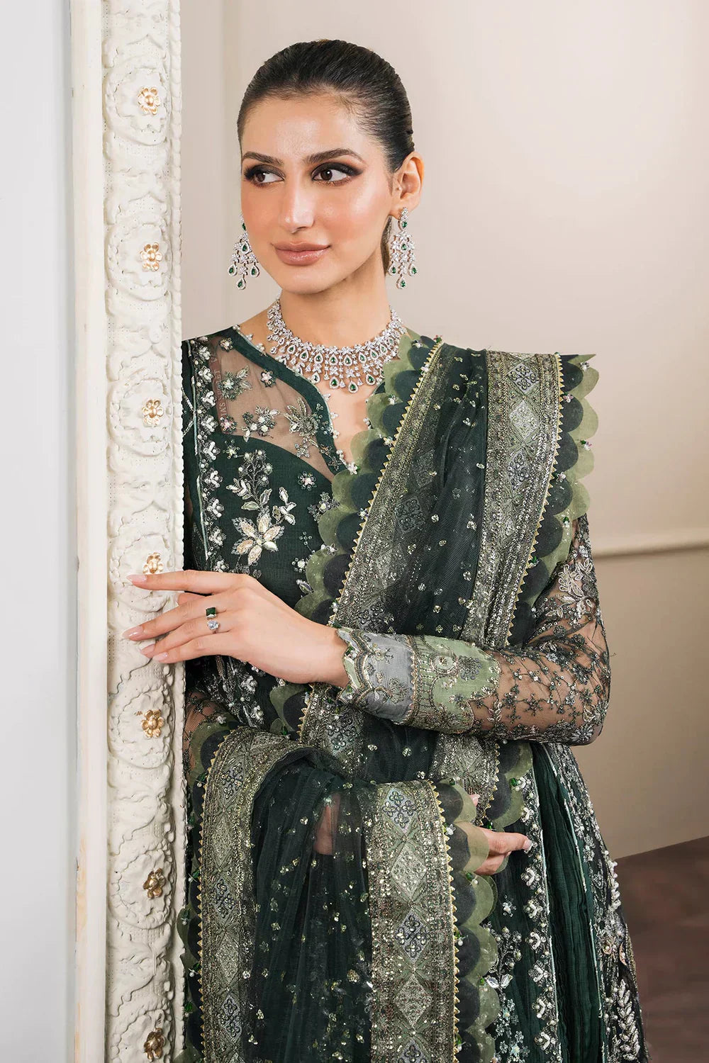 Baroque | Chantelle Embroidered Collection | CH12-05 - by - Libasekhas UK - Registered Vendor of : Baroque - 100% Original Designer Dresss