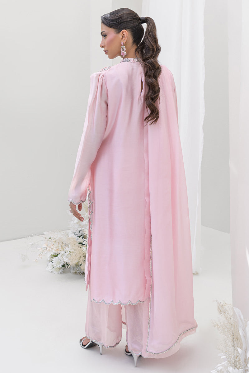 Chic Ophicial | Aarzu Luxe Pret | Blush Petal - by Libasekhas UK - Registered Vendor of : Chic Ophicial - 100% Original Designer Dress
