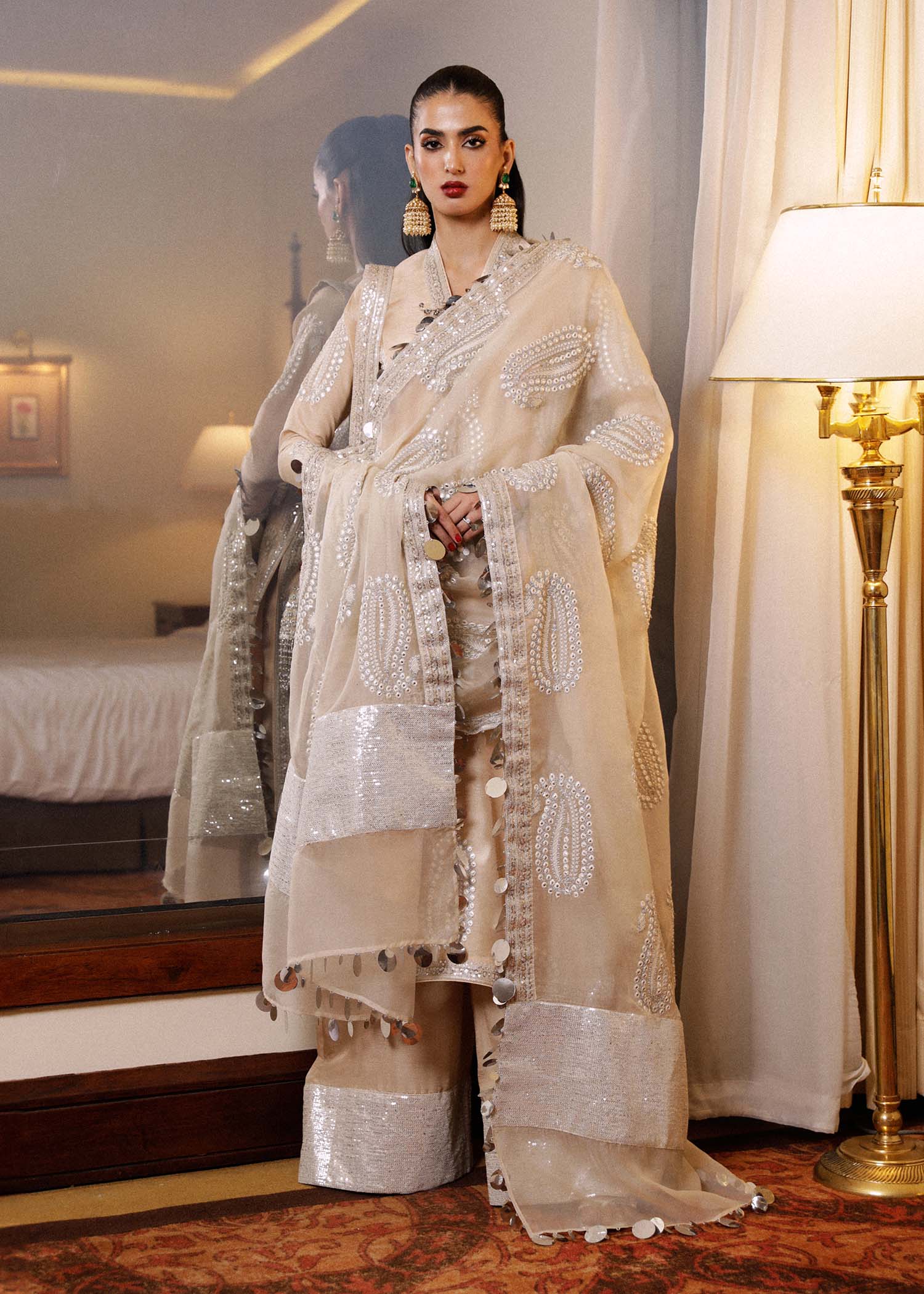 Hussain Rehar | Luxury Pret SS 24 | Moh - by - Libasekhas UK - Registered Vendor of : Hussain Rehar - 100% Original Designer Dresss