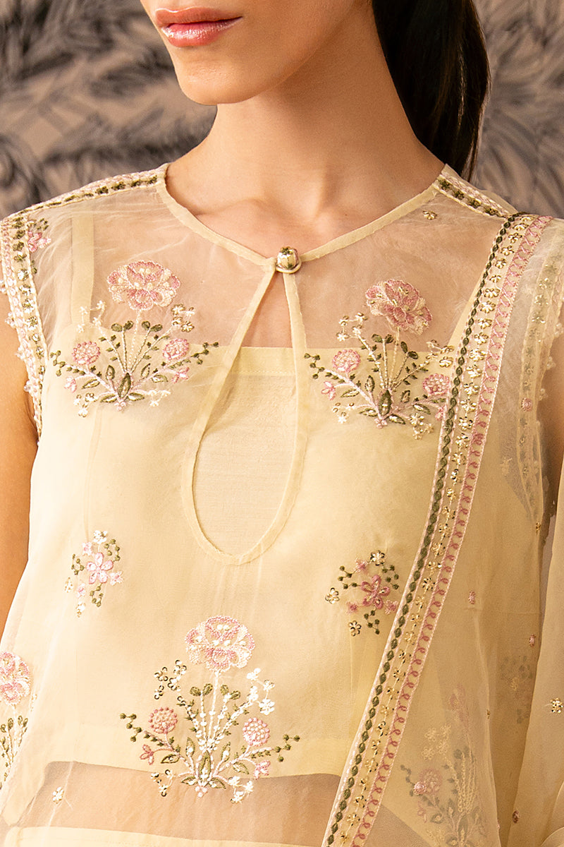 Cross Stitch | Luxe Atelier 24 | OPAL GLOW - by - Libasekhas UK - Registered Vendor of : Cross Stitch - 100% Original Designer Dresss