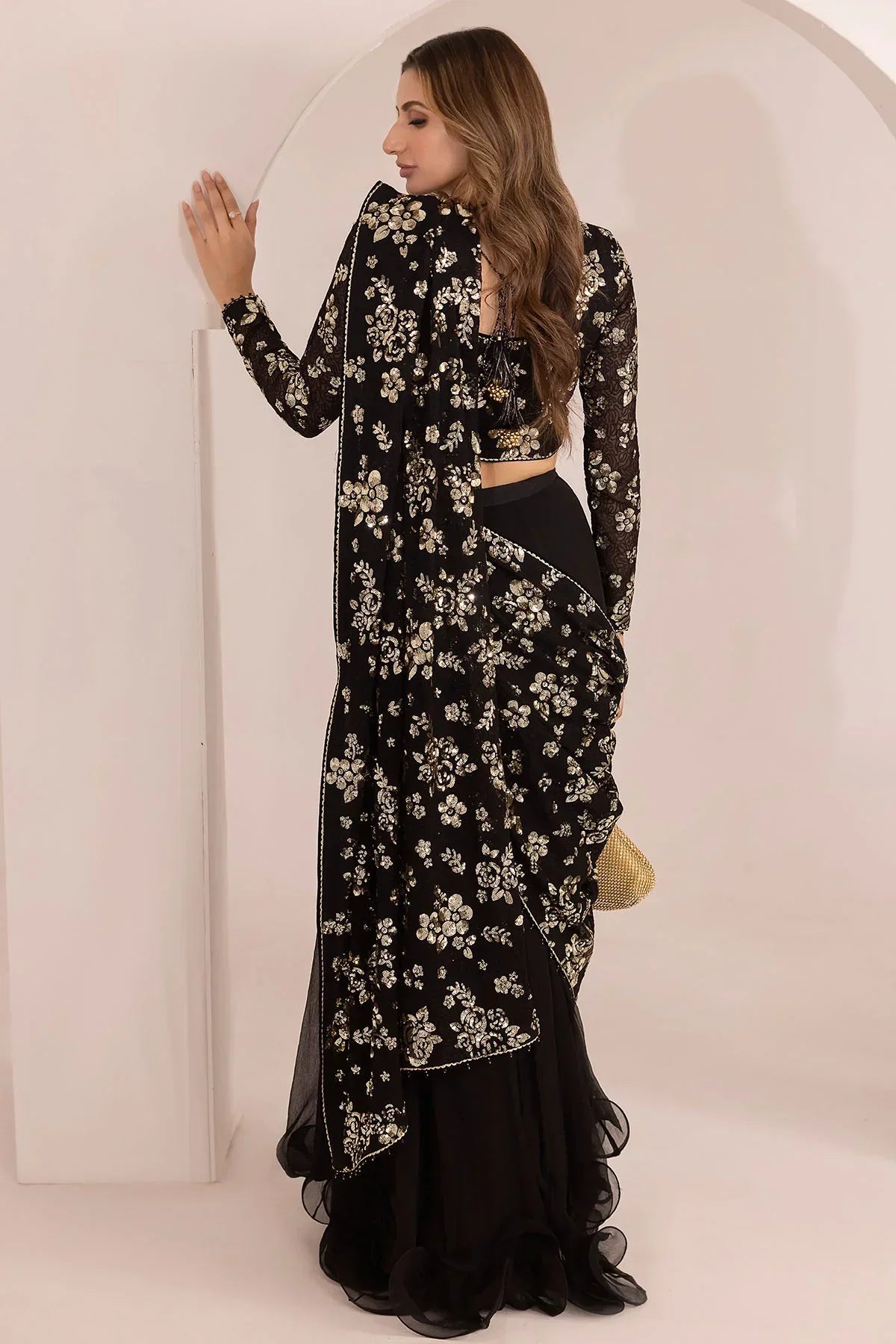 Jazmin | Formals Collection | EMBROIDERED CHIFFON UC-3021 - by - Libasekhas UK - Registered Vendor of : Jazmin - 100% Original Designer Dresss