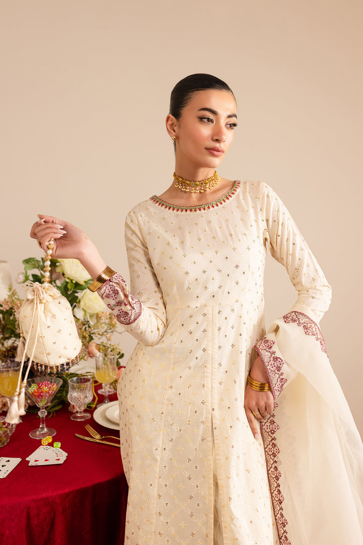 Batik | Reception Luxe Edit | Sufaid - by - Libasekhas UK - Registered Vendor of : Batik - 100% Original Designer Dresss